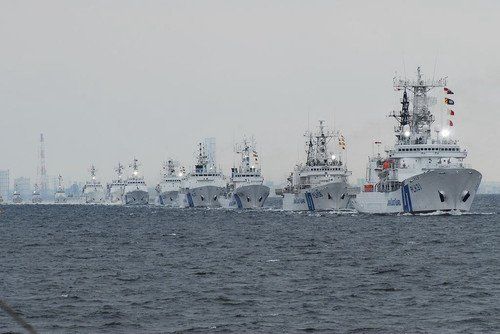 日本海上保安廳的大型巡邏艦(資料圖) 日本海上保安廳的大型巡邏艦(資料圖)