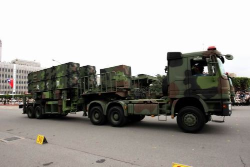 資料圖:臺(tái)軍天弓3防空導(dǎo)彈 資料圖:臺(tái)軍天弓3防空導(dǎo)彈