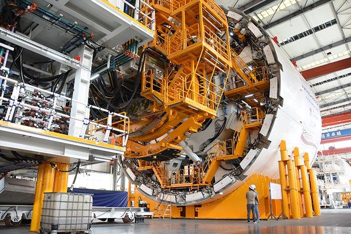 探訪中國出口海外最大直徑盾構(gòu)機(jī)