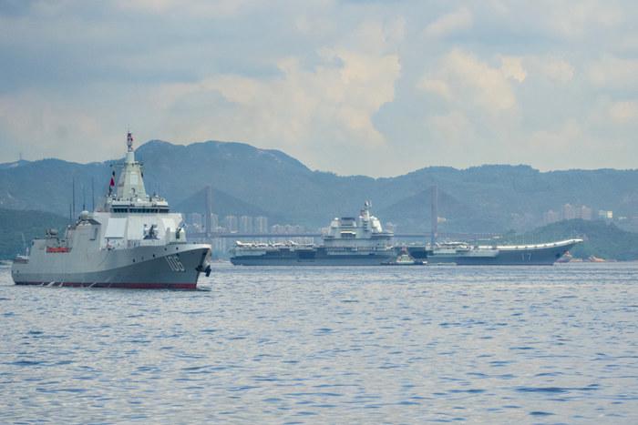 中國人民解放軍海軍山東艦編隊抵達(dá)香港