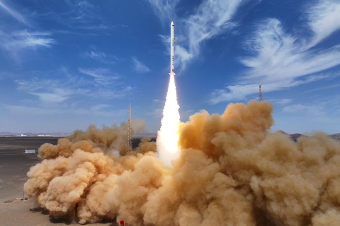 雙曲線一號遙十運載火箭發(fā)射成功