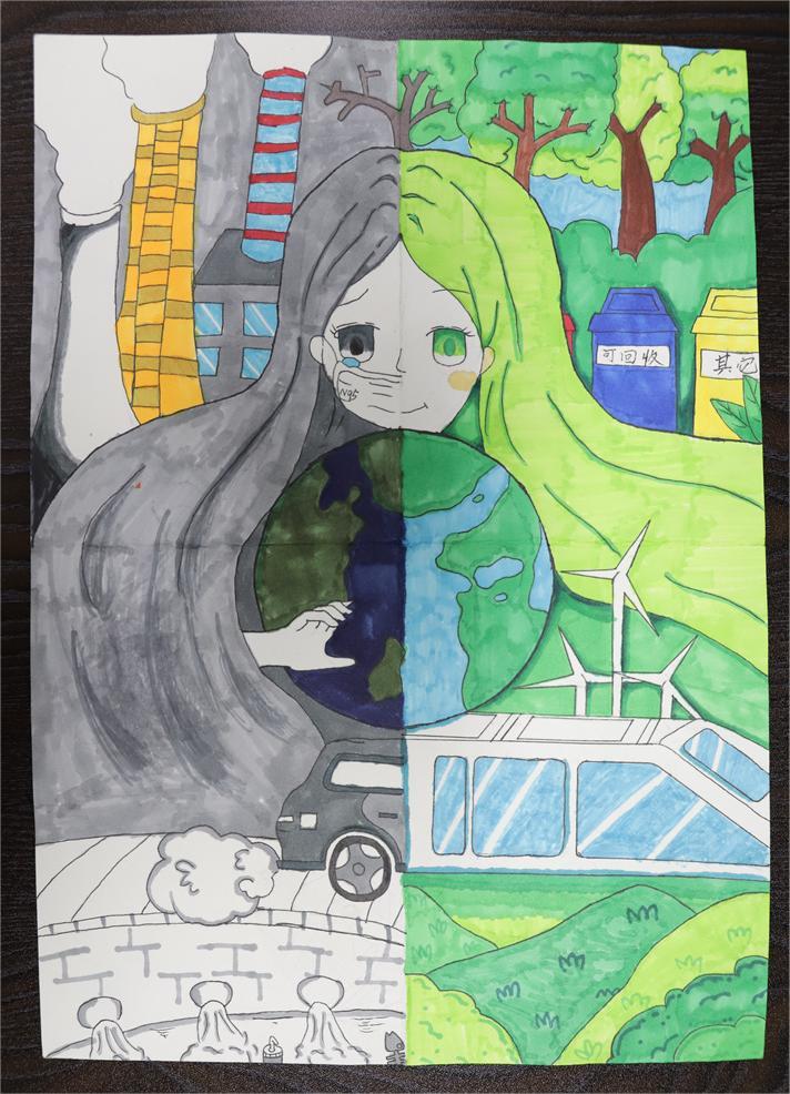 《保護(hù)氣候，人人有責(zé)》林鈴涵 11歲