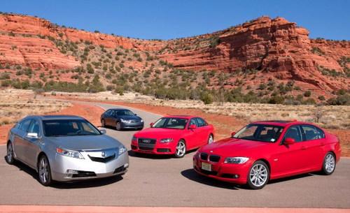 奧迪A4對(duì)比寶馬328/英菲尼迪G37/謳歌TL