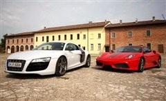 彗星撞地球 奧迪R8單挑法拉利Scuderia