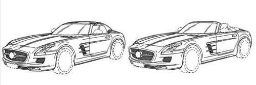 或同配6.2升V8 奔馳SLS AMG敞篷申報圖