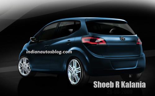 對(duì)手鈴木奧拓 疑似現(xiàn)代微車效果圖曝光