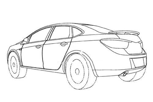 國內即將上市 別克英朗三廂線圖曝光!