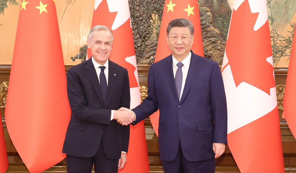 習近平會見加拿大總理卡尼