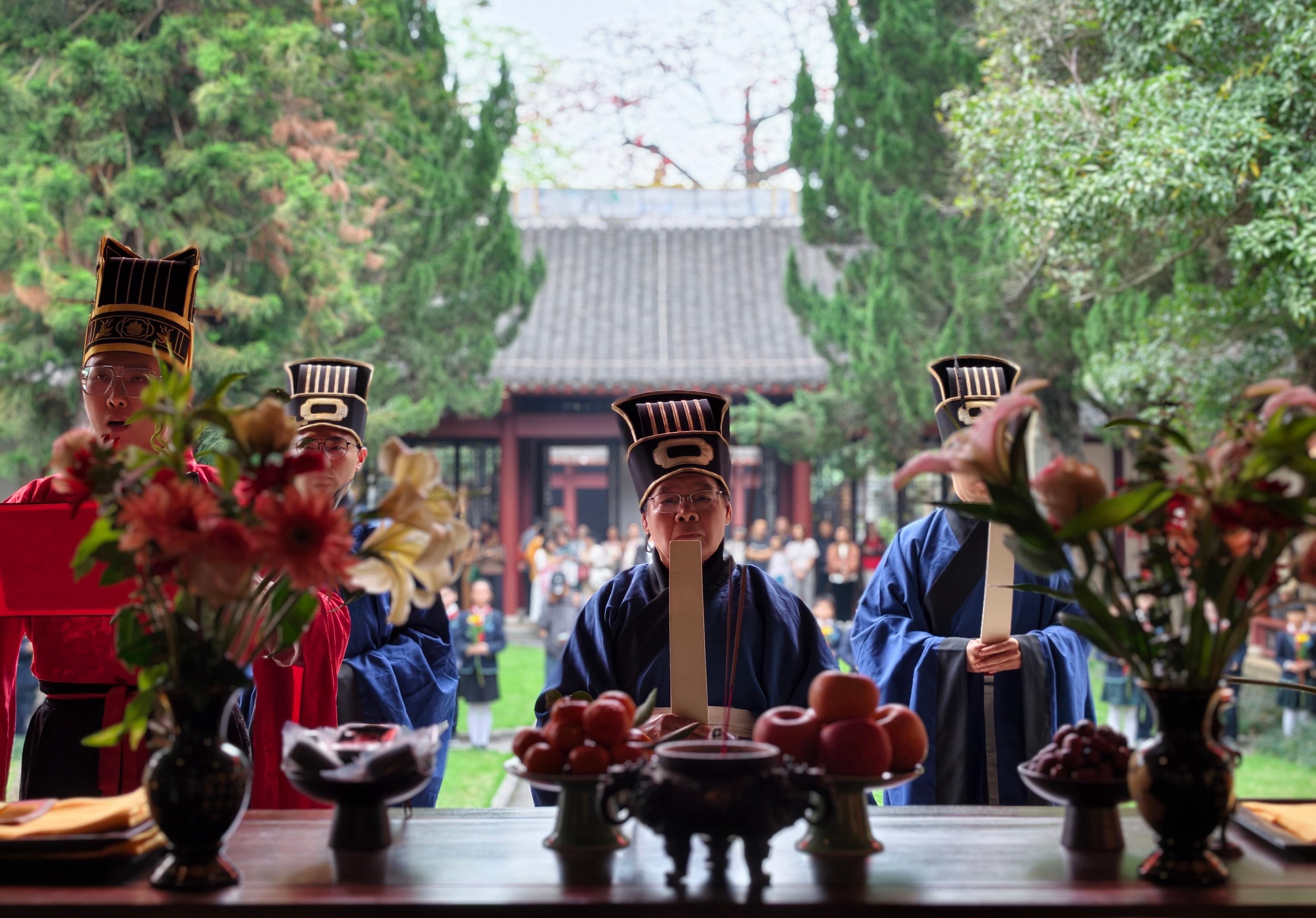 廣西柳州古禮祭祀“老市長(zhǎng)”柳宗元