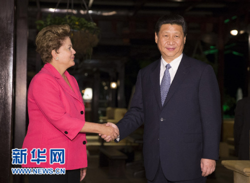 習(xí)近平會(huì)見巴西總統(tǒng):中國(guó)樂見拉美地區(qū)發(fā)展壯大