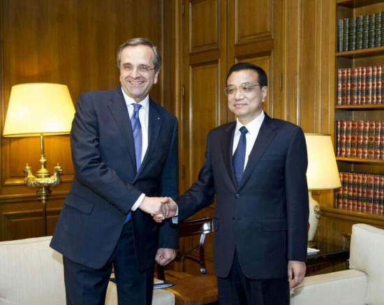 李克強(qiáng):提升中希關(guān)系水平推動(dòng)中歐合作雙贏