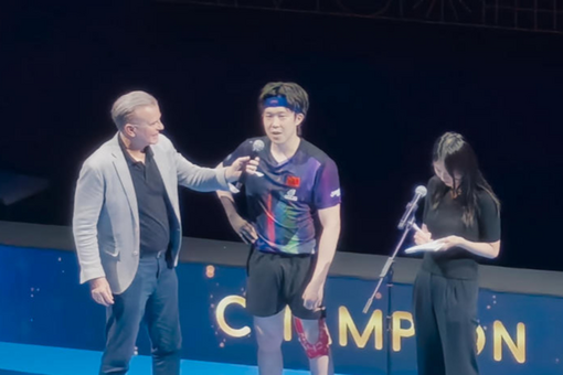 王楚欽：每一場(chǎng)比賽印象都很深刻，感覺太難了